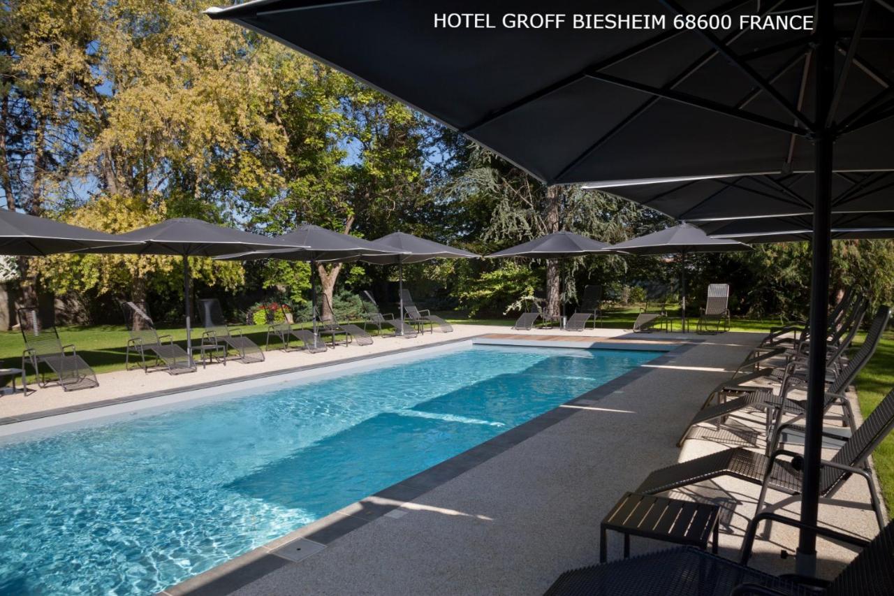 Aux Deux Clefs Hostellerie Groff Biesheim Extérieur photo